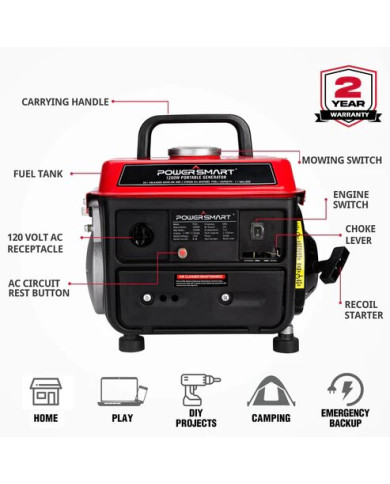 GENERADOR PORTABLE POWERSMART DB5010