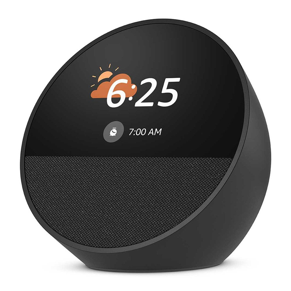PARLANTE AMAZON ECHO SPOT NEGRO + ALEXA