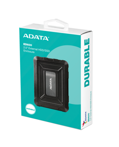 ENCLOSURE ADATA ED600 2.5" EXTERNO NEGRO USB 3.0