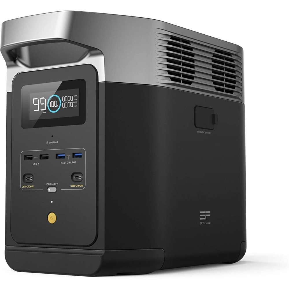 GENERADOR DE ENERGIA PORTATIL ECOFLOW DELTA 2 1800W AC