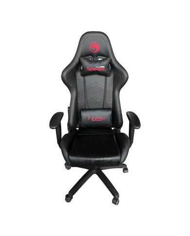 SILLA GAMER MARVO NEGRA CH-106BK  ERGO AJUSTABLE GAMING
