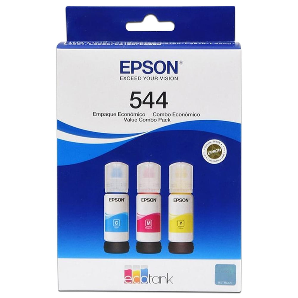TINTA EPSON T544520-3P PACK (C, M, Y) ORIGINALES 65ml