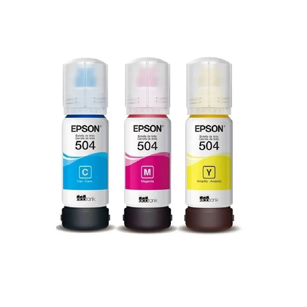 TINTA EPSON T504520-3P PACK (C, M, Y) ORIGINALES 70ml