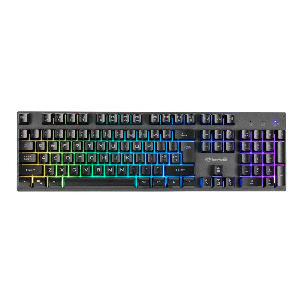 TECLADO GAMER MARVO K604 RGB USB