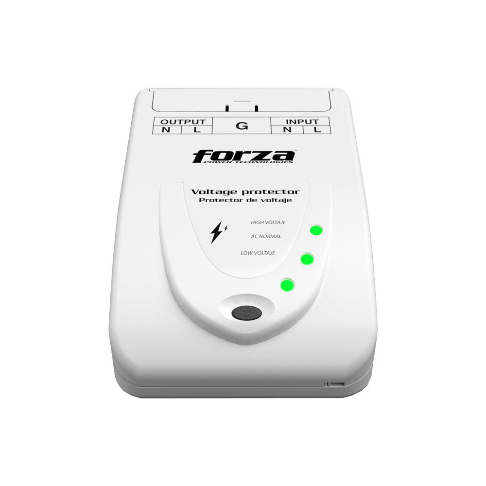 PROTECTOR DE VOLTAJE FORZA FVP-6630W BLANCO ZION 30A 6600W 220V