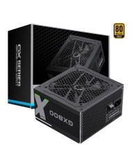 FUENTE DE PODER GAMER GAMEMAX GX-800W 80+ GOLD NEGRA GAMING
