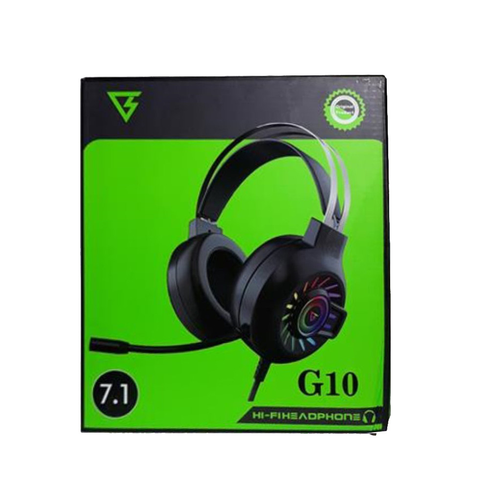 HEADSET G10 RGB 7.1 GAMER NEGRO