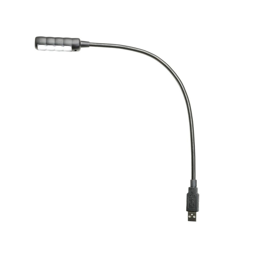 LAMPARA USB 4 LEDS ULTRA BRIGHT FLEXIBLE METAL