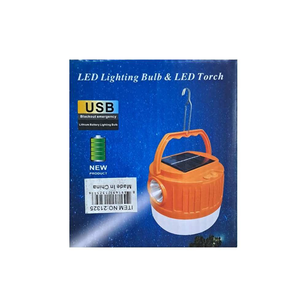 FOCO LED RECARGABLE 21325 50W LED USB/SOLAR / 21325