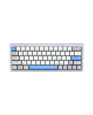 TECLADO MECANICO ARMAGGEDDON GMK-100 AZUL TRI-MODE RED SWITCH