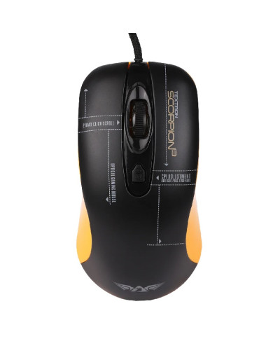 MOUSE TEXTRON SCORPION 3 + MOUSE PAD ARMAGGEDDON PROGRAMABLE