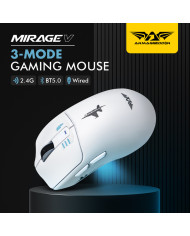 MOUSE MIRAGE V ARMAGGEDDON BLANCO TRI-MODE