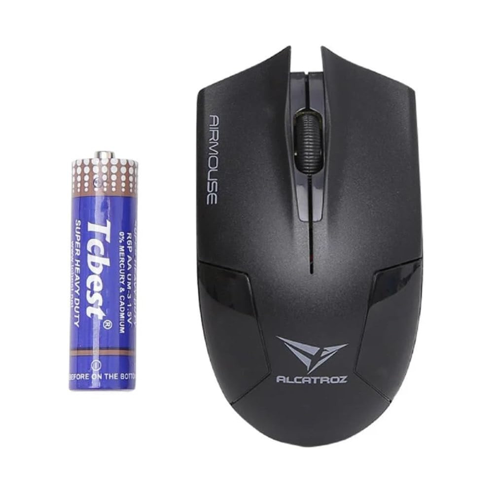 MOUSE ALCATROZ AIRMOUSE 3 NEGRO WIRELESS