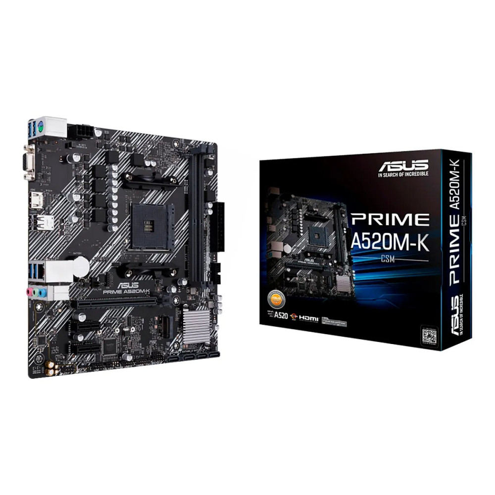 MAINBOARD ASUS A520M-K PRIME AMD 2da GENERACION