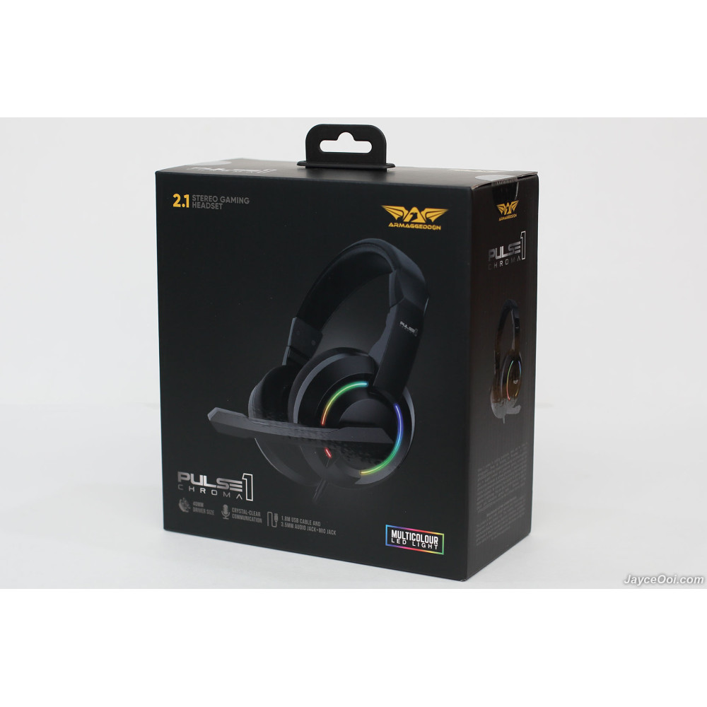 HEADSET GAMER PULSE 1 CHROMA ARMAGGEDDON STEREO GAMING