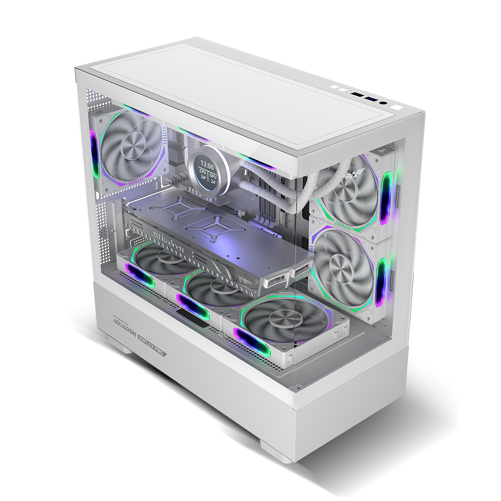 CASE AQUARON BLANCO DUPLEX ONE ARMAGGEDDON VIDRIO TEMPLADO