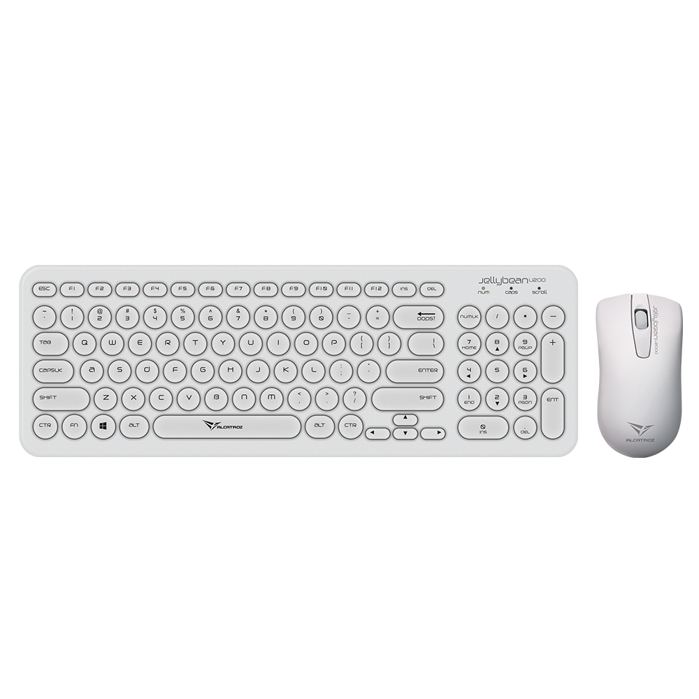 DESKTOP KIT ALCATROZ A2000 BLANCO JELLYBEAN WIRELESS SILENT EN