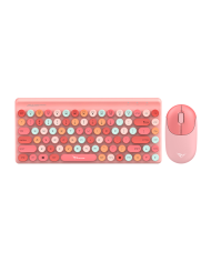 COMBO TECLADO Y MOUSE BLUETOOTH ALCATROZ A3000 VERDE JELLYBEANS