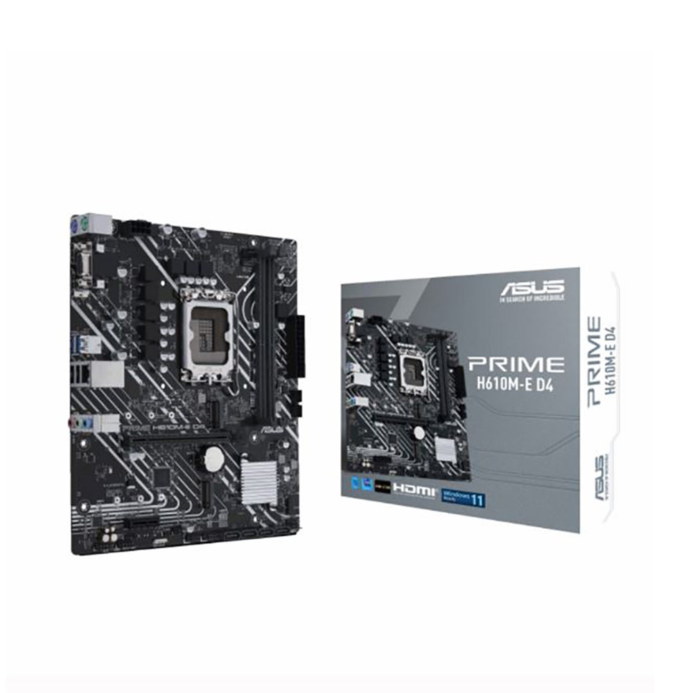 MAINBOARD ASUS H610M-E D4 PRIME LGA 1700 12GEN DDR4-5333