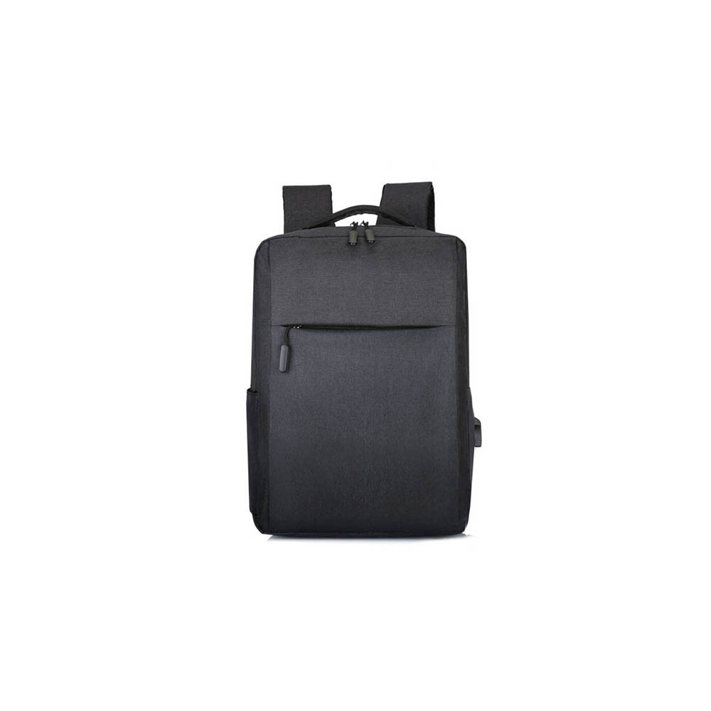 MOCHILA NEGRA RECTANGULAR PARA LAPTOP