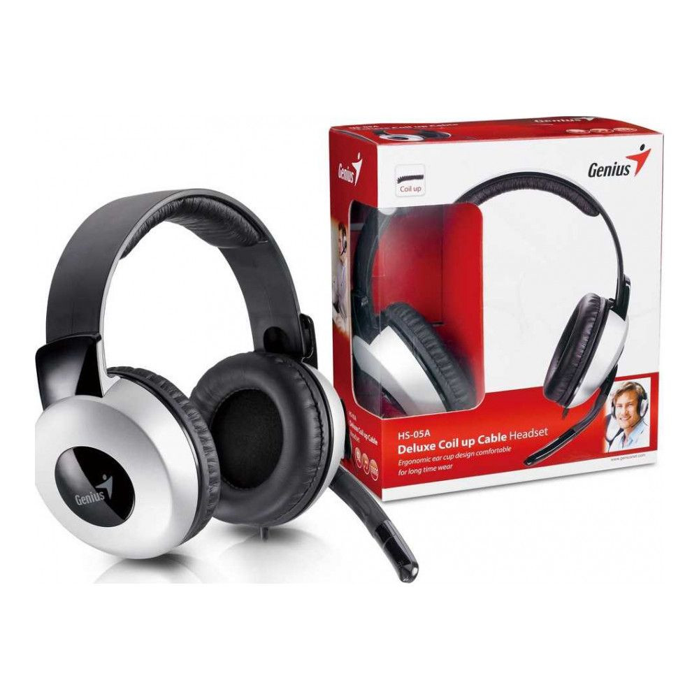 HEADSET GENIUS HS-05A DELUXE COIL UP ERGO HEADSET GENIUS HS-05A DELUXE COIL UP ERGO