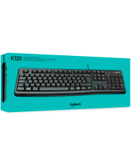 TECLADO LOGITECH K120 USB NEGRO ES