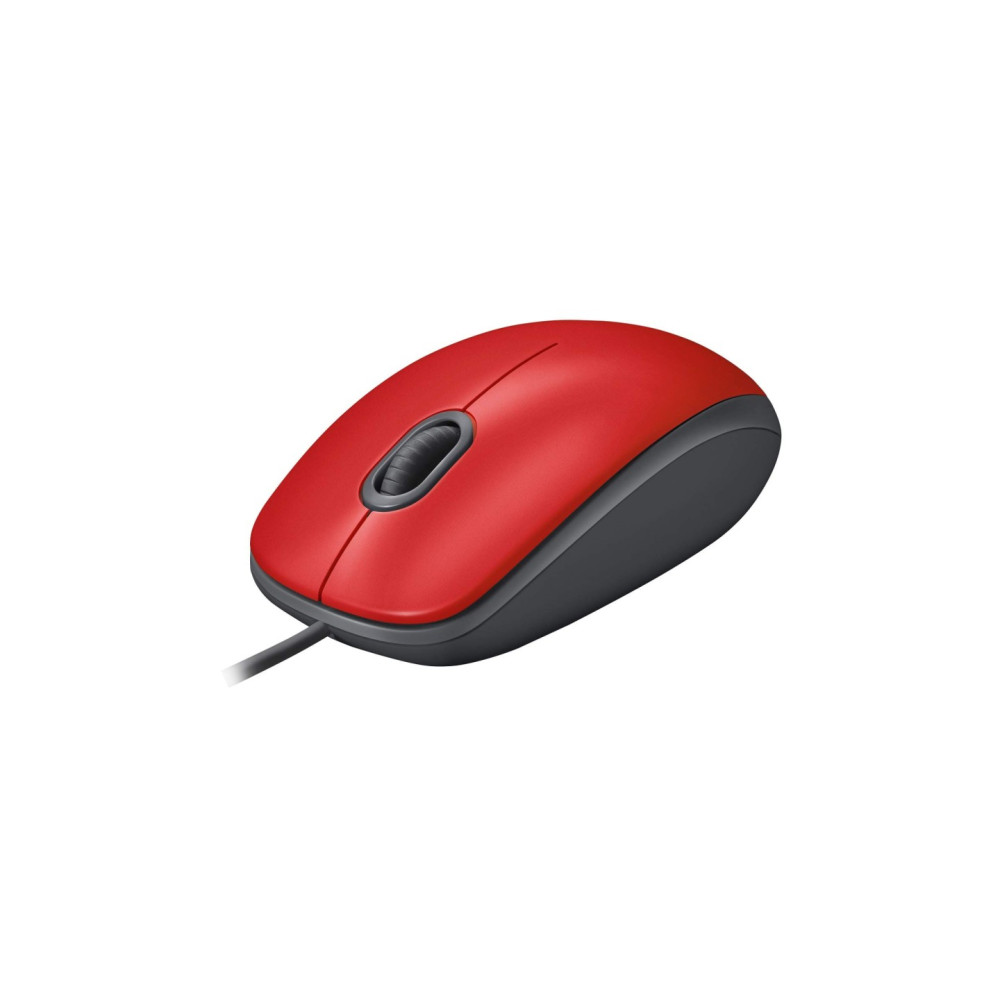 MOUSE LOGITECH M110 USB ROJO SILENT