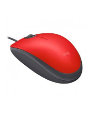 MOUSE LOGITECH M110 USB ROJO SILENT