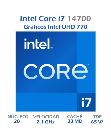 PROCESADOR INTEL CORE i7-14700 14GEN LGA1700