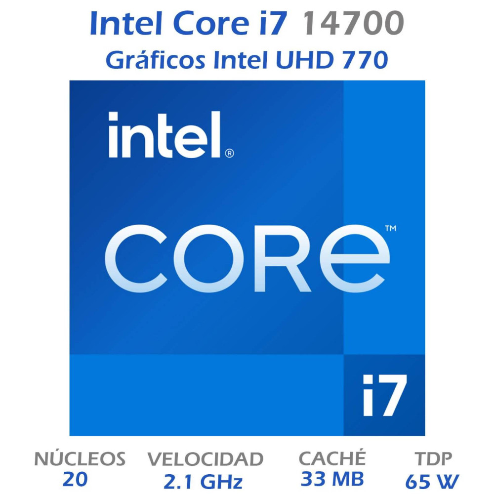 PROCESADOR INTEL CORE i7-14700 14GEN LGA1700