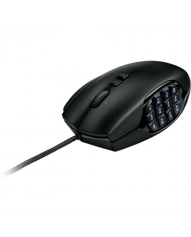 MOUSE LOGITECH G600 GAMING USB NEGRO 20-bot programables