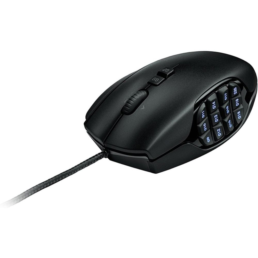 MOUSE LOGITECH G600 GAMING USB NEGRO 20-bot programables MOUSE LOGITECH G600 GAMING USB NEGRO 20-bot programables