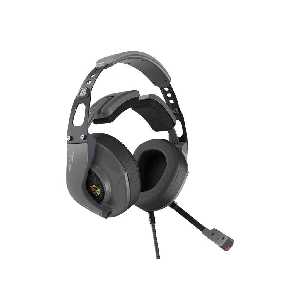 HEADSET GAMER MEETION MT-HP099 NEGRO GAMING 50MM USB
