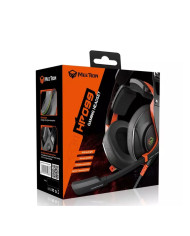 HEADSET GAMER MEETION MT-HP099 NARANJA-NEGRO GAMING 50MM USB