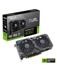 TARJETA DE VIDEO ASUS 8GB RTX4060 OC DUAL V2 GDDR6 128BITS