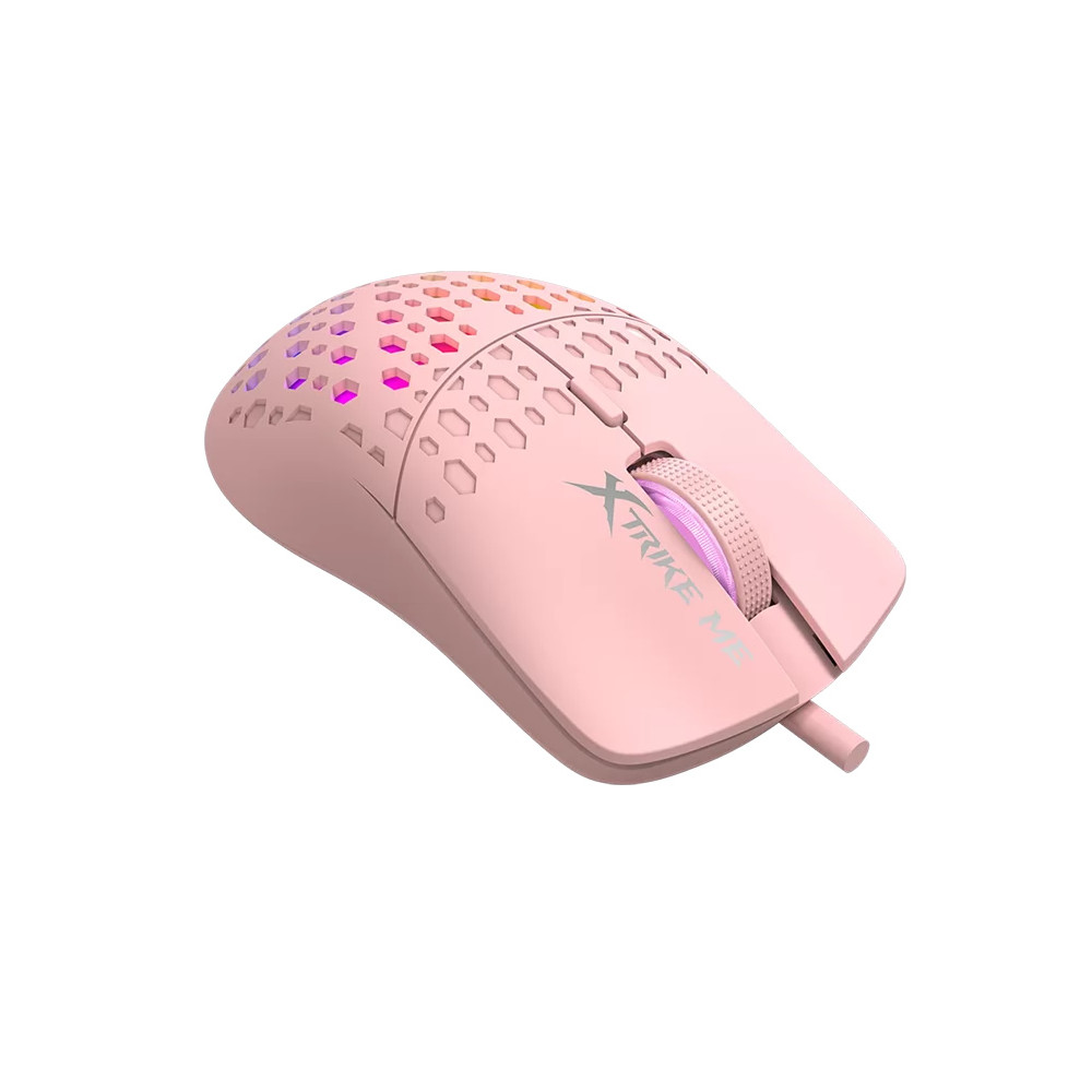 MOUSE GAMER XTRIKE ME GM-209P ROSADO USB GAMING