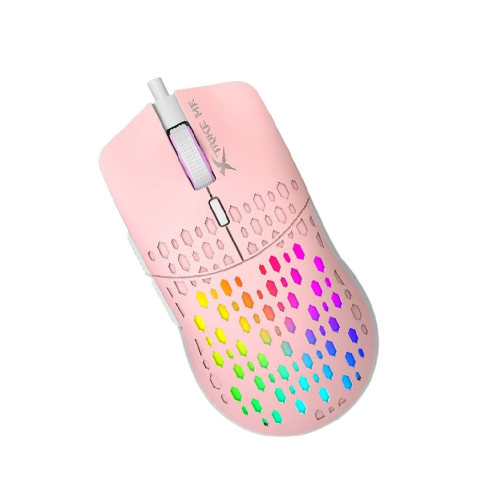 MOUSE GAMER XTRIKE ME GM-209P ROSADO USB GAMING