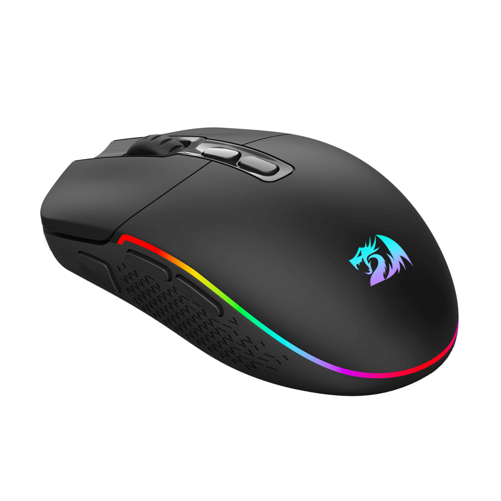 MOUSE GAMER REDRAGON M719-RGB USB NEGRO PROGRAMABLE GAMING