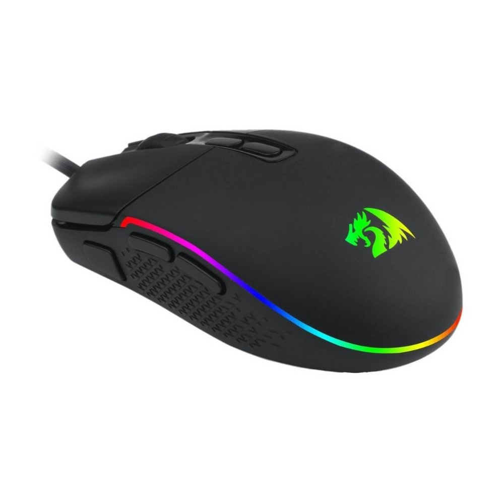MOUSE GAMER REDRAGON M719-RGB USB NEGRO PROGRAMABLE GAMING