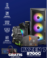 COMBO GAMER RYZEN 5 8500GT / 16GB RAM / 512GB SSD / 650W