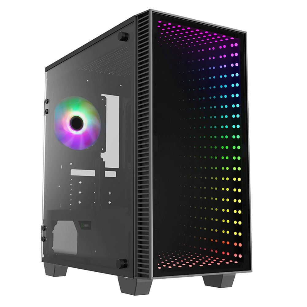 CASE GAMEMAX MINI ABYSS H608 NEGRO 350x193x390mm VIDRIO