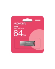 PENDRIVE ADATA 64 GB METAL NEGRO UV250 USB2.0 AUV250-64G-RBK
