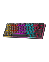 TECLADO GAMER ARMAGGEDDON MKA-7C NEX 100% MECANICO PSYCHEAGLE USB BLANCO RED-SWITCH