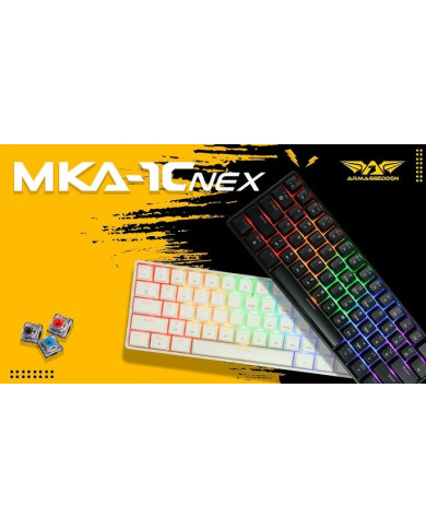 TECLADO GAMER ARMAGGEDDON MKA-1C NEX MECANICO USB NEGRO RED-SWITCH