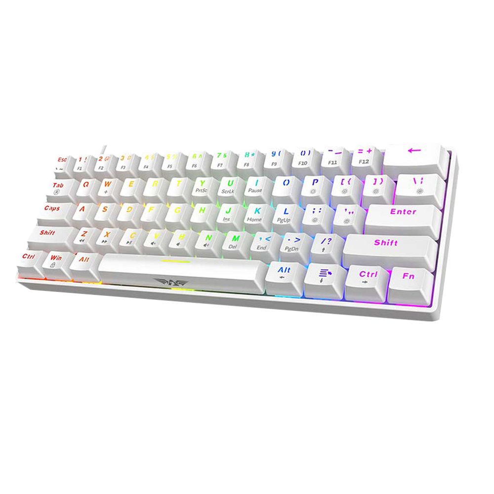 TECLADO GAMER ARMAGGEDDON MKA-1C NEX MECANICO USB BLANCO RED-SWITCH