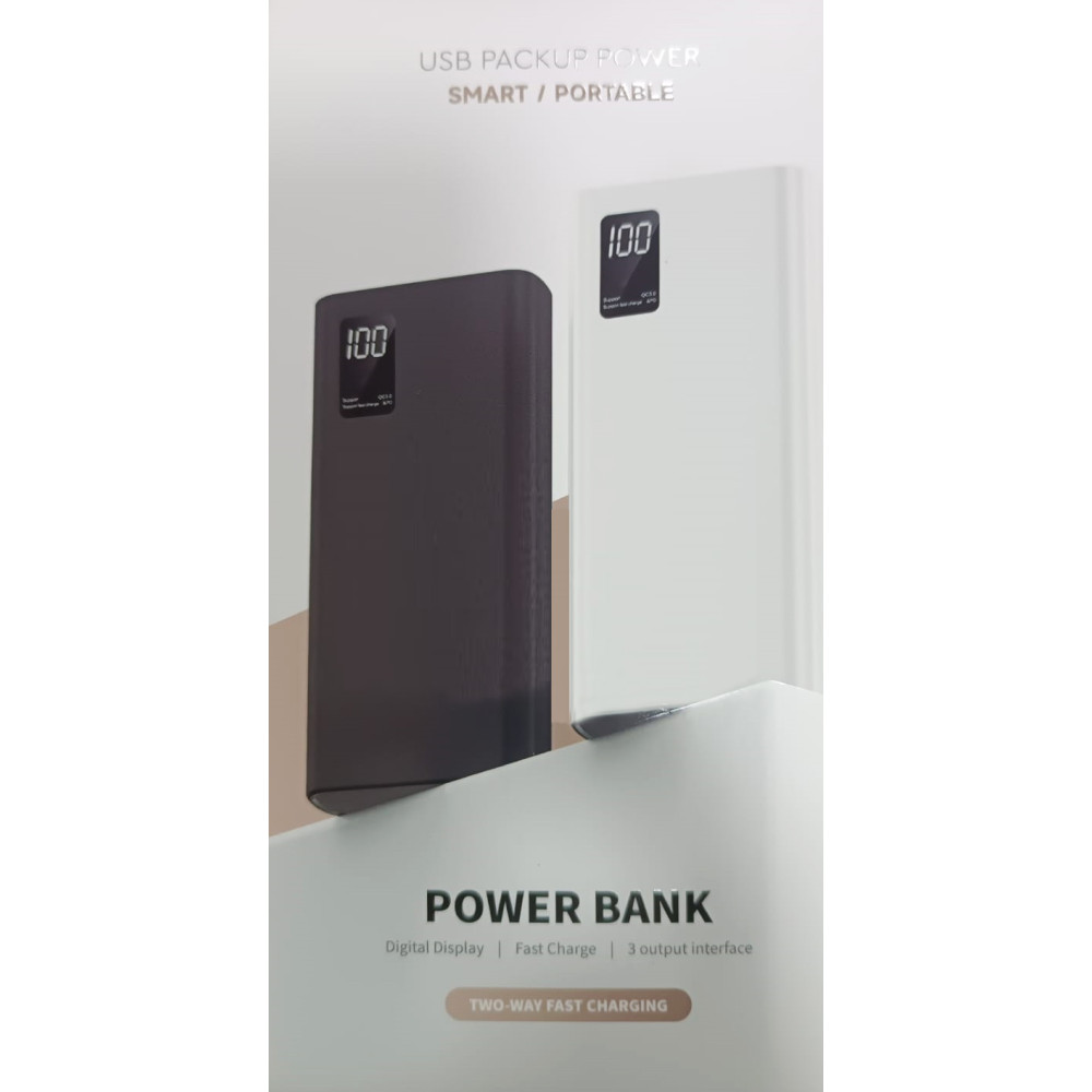 POWER BANK SMART PORTABLE TWO WAY 20000mAh