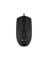 MOUSE XTRIKE-ME GM-124 BK USB NEGRO ERGO SIMÉTRICO