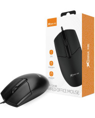 MOUSE XTRIKE-ME GM-124 BK USB NEGRO ERGO SIMÉTRICO