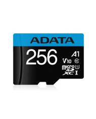 MICROSD ADATA 256GB V10 UHS-I + ADAPTADOR FHD CLASE 10