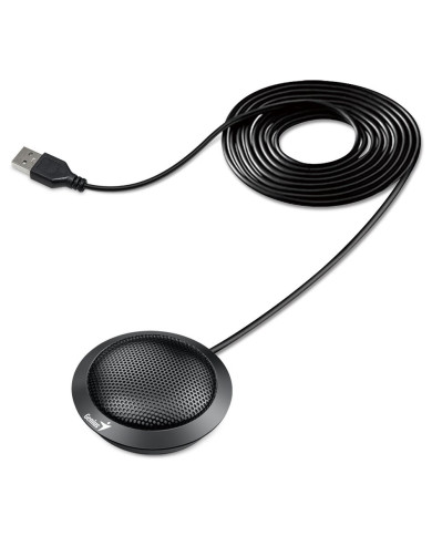 MICROFONO GENIUS MIC-100U USB NEGRO OMNI3DIRECCIONAL